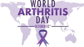 World Arthritis Day Poster Design vector