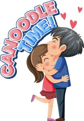 An couple in love cartoon character with word expression 10516540 Vector  Art at Vecteezy
