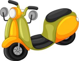 Isolated scooter in cartoon design vector