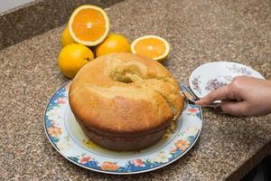 Orange Cake homemade photo