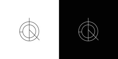 Modern and professional JR initials abstract logo design suitable for architect vector