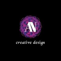 vector de diseño de logotipo de carta un archivo vectorial gratis