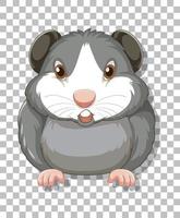 Hamster in cartoon style vector