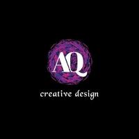 letter Aq logo design vector free vector file