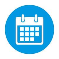 Calendar icon vector for graphic design, logo, website, social media, mobile app, UI illustratio