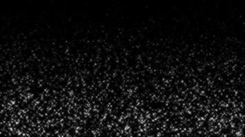 Abstract background white stars particles float up video