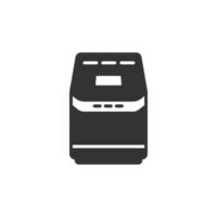Bread maker icons  symbol vector elements for infographic web