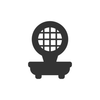 waffle maker icons  symbol vector elements for infographic web