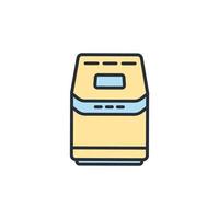 Bread maker icons  symbol vector elements for infographic web