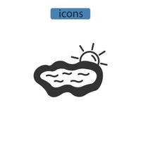 Swimming icons set . Swimming pack symbol vector elements for infographic web