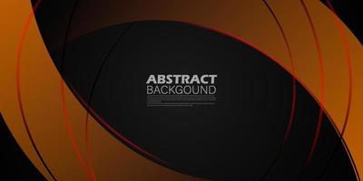 black and orange background with modern design , trendy and cool pattern.Eps10 vector