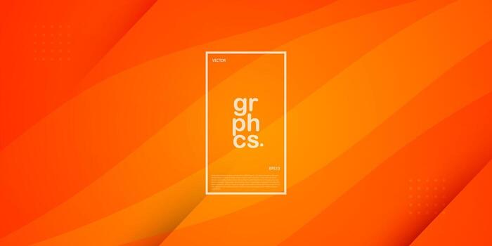 abstract orange background with simple lines.colorful orange design. bright and modern with shadow 3d concept. eps10 vector