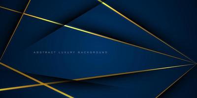 Dark blue and gold shine shadow background. Modern dark abstract vector texture. eps10 vector