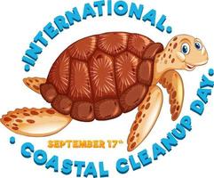 International Coastal Cleanup Day Banner vector