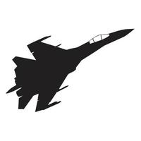 jet fighter silhouette vector design