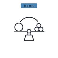 meta-learning icons  symbol vector elements for infographic web