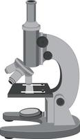 A microscope on white background vector