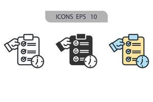 preparation icons  symbol vector elements for infographic web