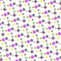 seamless bright cute shape for decoration pattern vector