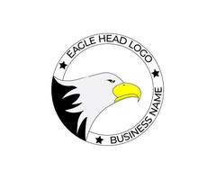 logotipo de cabeza de águila. logotipos elegantes. logotipo de animales vector