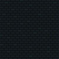 Brick Wall Background. Black Colors. Vector illustration for Your Design.