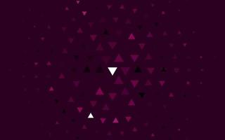 patrón de vector púrpura claro en estilo poligonal.