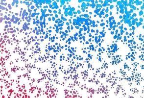 Light Blue, Red vector background with curved circles.