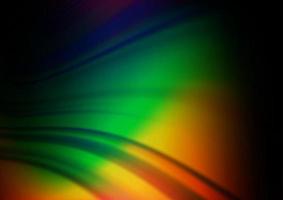 Dark Multicolor, Rainbow vector abstract blurred template.