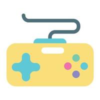 yellow video game control vector