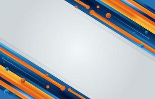 Blue Orang lines Background vector