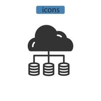 big data icons  symbol vector elements for infographic web