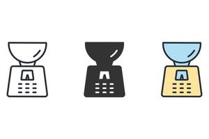 scales icons  symbol vector elements for infographic web