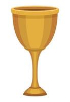 golden chalice cup vector