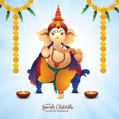 Illustration of lord ganpati background for ganesh chaturthi holiday design 10521649 Vector Art at Vecteezy Illustration of lord ganpati background for ganesh chaturthi holiday design 10521649 Vector Art at Vecteezy