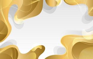 Abstract Gold And White Background vector