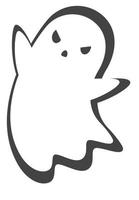 Ghost for halloween holiday. vector