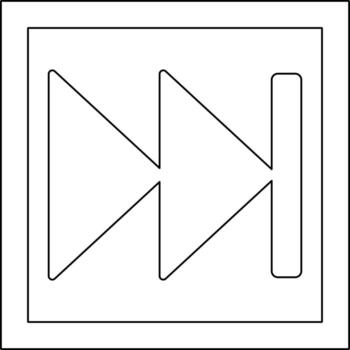 rápido que muestra el icono de la web de signo. vector