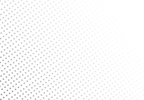 A Black and white gradient polka dot background pattern arranged at a diagonal angle on a white background