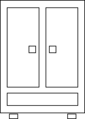 碗櫃插畫