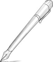 Pens for writing text. vector