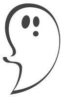 fantasma para las vacaciones de halloween. vector