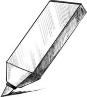 Pens for writing text. vector