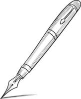 Pens for writing text. vector