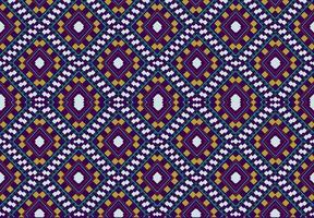 Ikat Pattern Art Geometric Native American African Pattern Seamless Print Wallpaper Purple Background photo