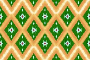 Aztec pattern seamless colorful ikat local ethnic clothing abstract background photo