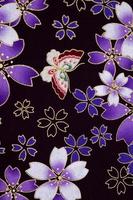 Colorful auspicious fabric pattern for backgrounds and decorations. photo