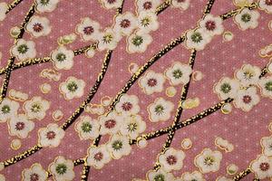 Colorful auspicious fabric pattern for backgrounds and decorations. photo