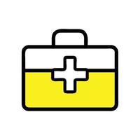 logotipo de icono de caja médica vectorial vector