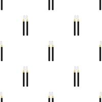 Seamless pattern with nunchaku weapon. Ninja weapon. Samurai equipment. Cartoon style. Vector illustration for design, web, wrapping paper, fabric, wallpaper.
