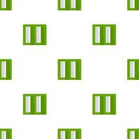 Seamless pattern with pencil green. sharpener on white background. Cartoon style. Vector illustration for design, web, wrapping paper, fabric.